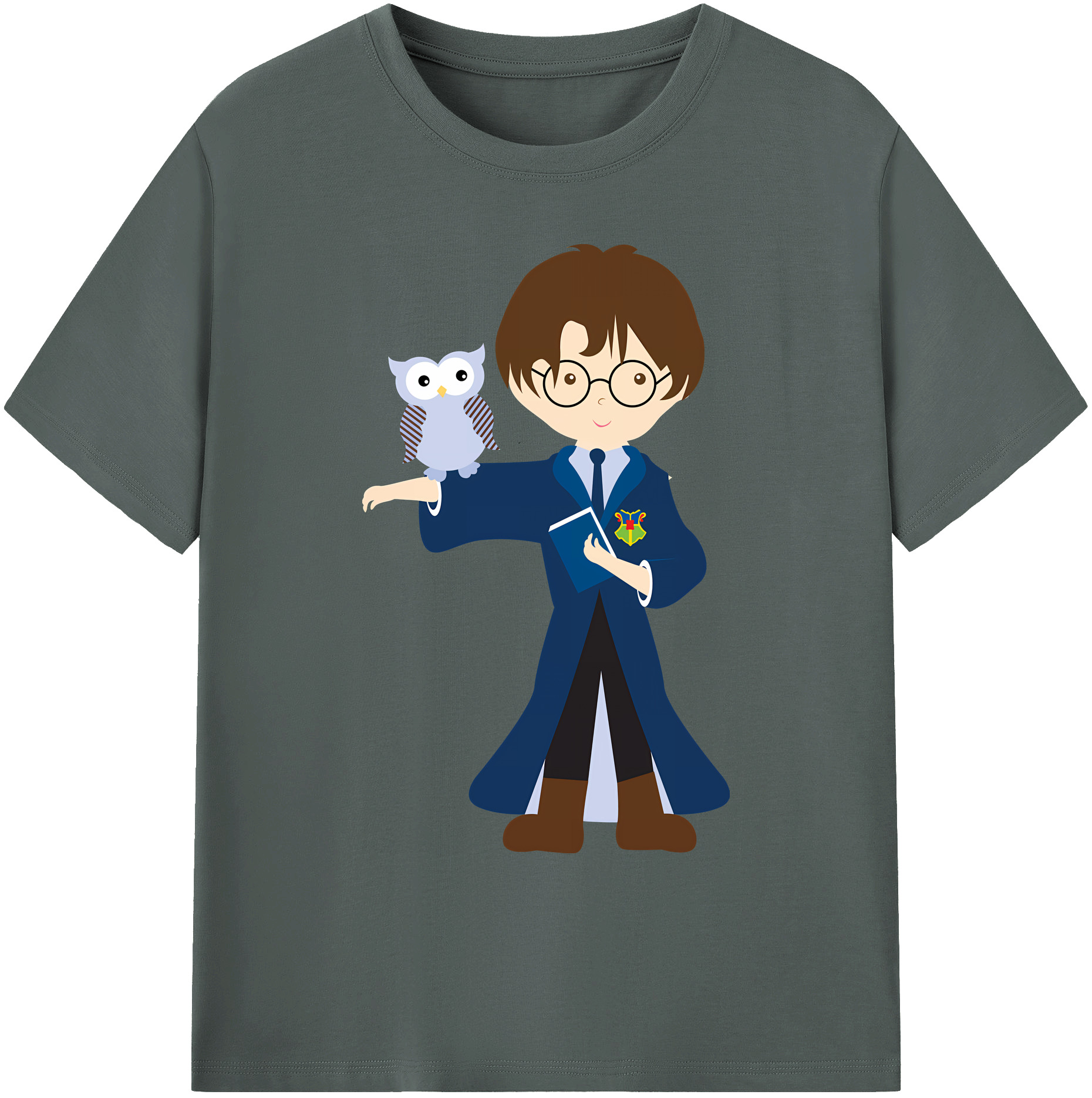 （画像用） Harry Potter ハリー・ポッターシリーズ 綿100％ メンズ半袖Tシャツ｜肌触りやわらか＆通気性